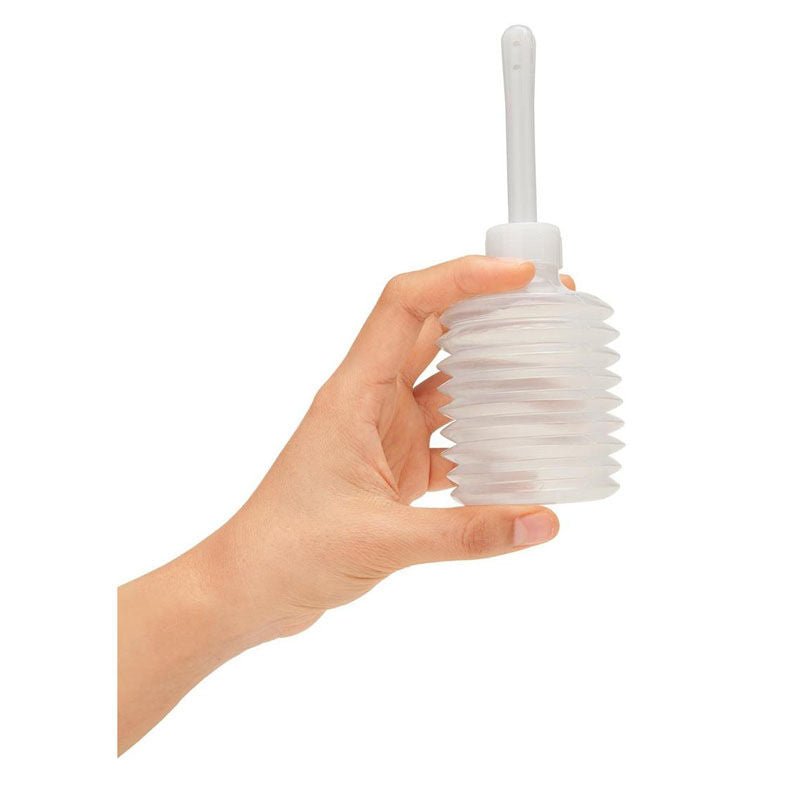 Cleanscene - 4 piece soft squeeze beaded anal douche set - Product bottom view  | Flirtybay.com.au